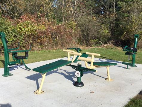 Elm Avenue Park Outdoor Fitness Equipment - Cluster 3