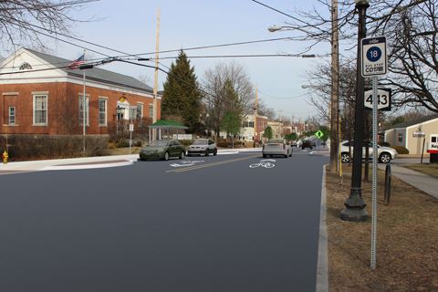 Delaware Avenue at Grove Street